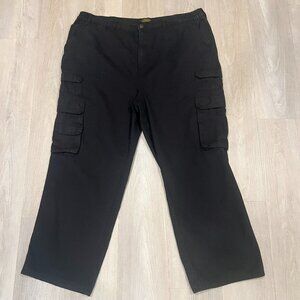 Boulder Creek Trading Co Mens Mens 46x38 Cargo Pant 100% Cotton Black Casual